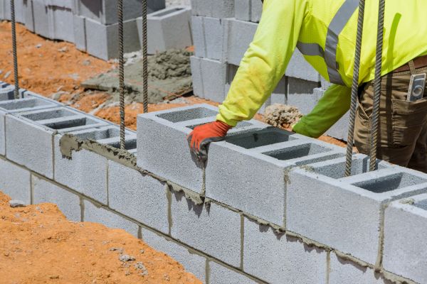 Concrete Blocks Installation in Asheville