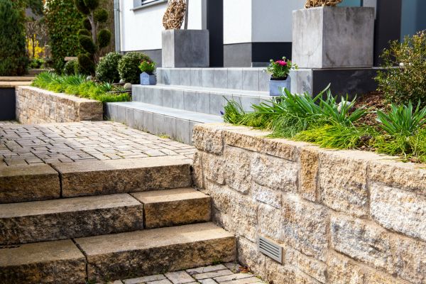 Stone Step Replacement in Asheville