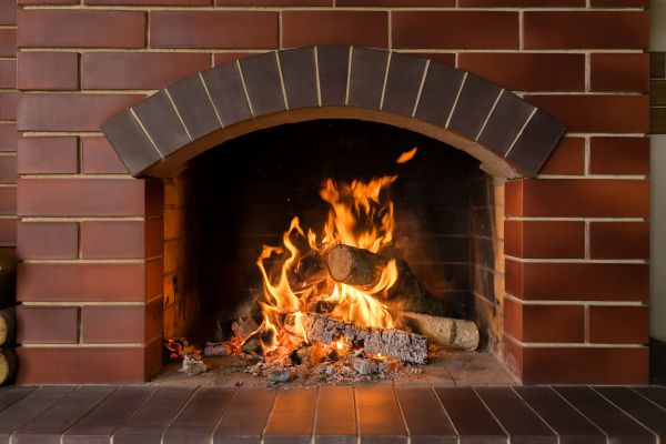 Brick Fireplace Installation in Asheville