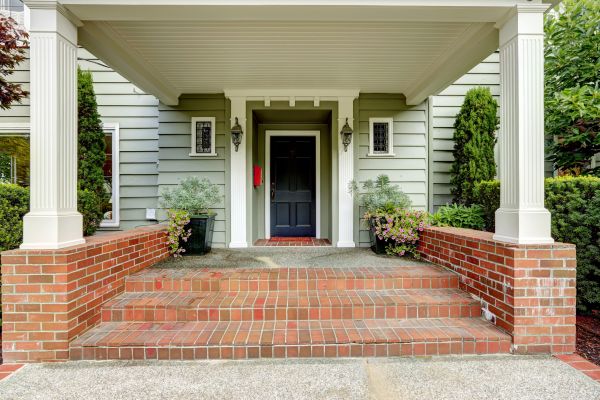 Front Porch Masonry Repair in Asheville
