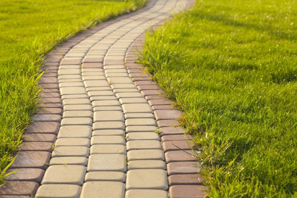 Sidewalk Brick Repair in Asheville