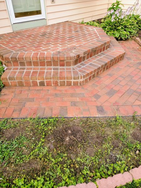 Brick Stoop Repair in Asheville
