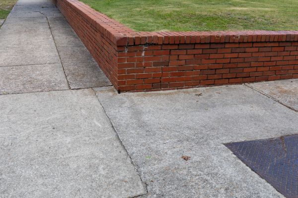 Brick Retaining Wall Repair in Asheville